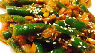 Гарнир из стручковой фасоли