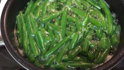 гарнир из стручковой фасоли