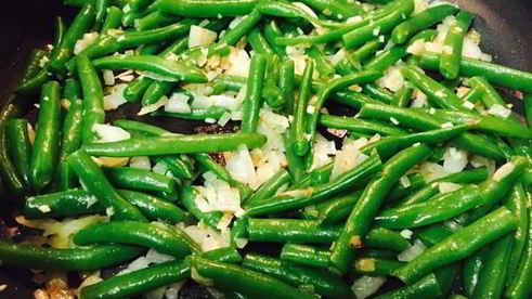 гарнир из стручковой фасоли