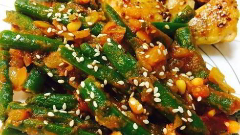 гарнир из стручковой фасоли