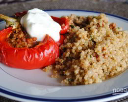 Гарнир к фаршированным перцам