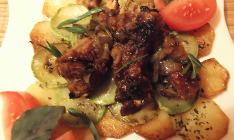 Рецепт гарнира к ребрышкам свиным