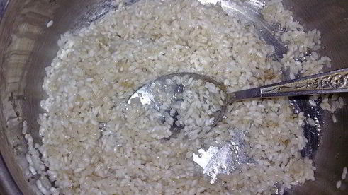 арроз кон коко и камаронес — рис с кокосом и креветками