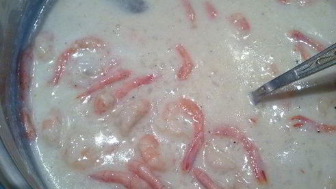 арроз кон коко и камаронес — рис с кокосом и креветками