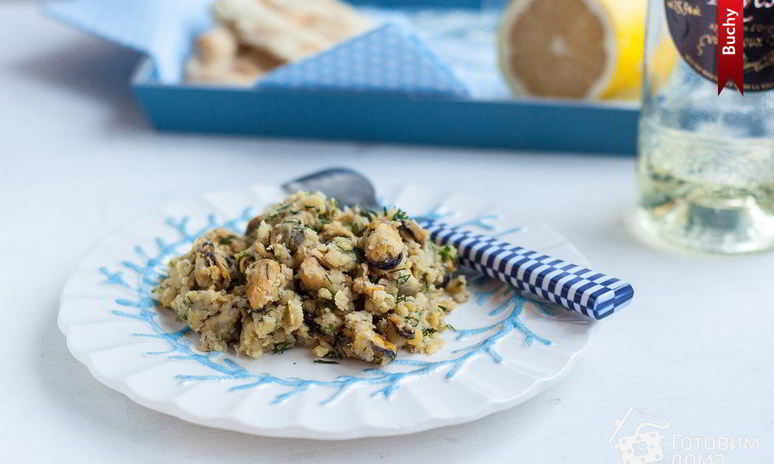 Рецепт чечевицы с мидиями