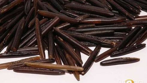 дикий рис с миндалем