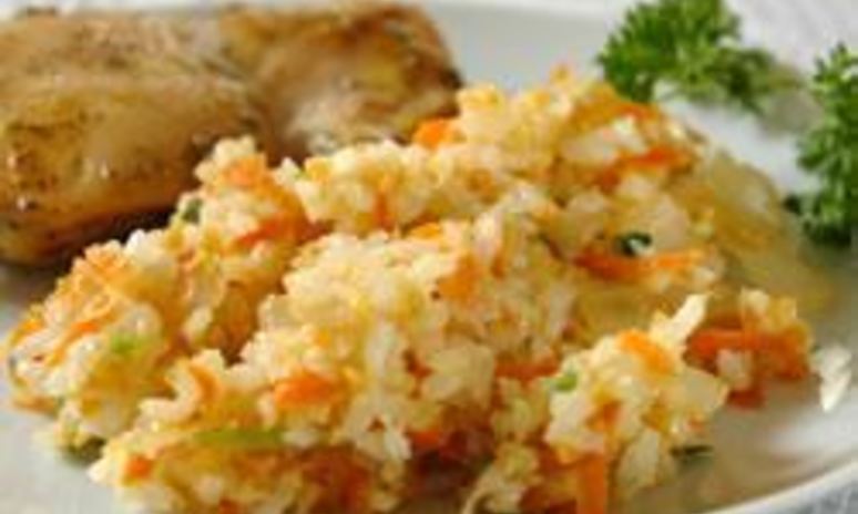 Рецепт имбирного риса с морковкой