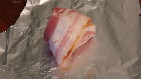 картофель с беконом в аэрогриле