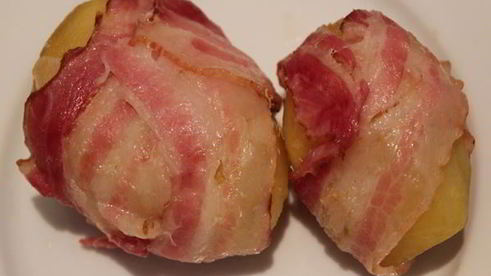 картофель с беконом в аэрогриле