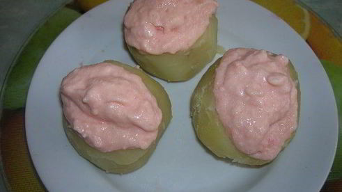 картофель с двумя начинками