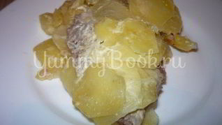 Картофель с фаршем в сметане из мультиварки