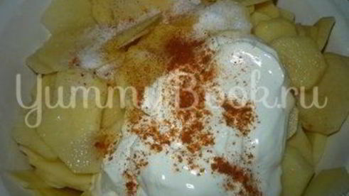 картофель с фаршем в сметане из мультиварки