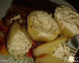 Картофель с фетой в мультиварке