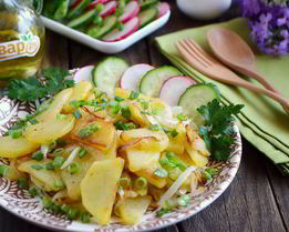 Картофель с луком