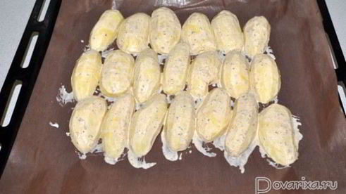 картофель с майонезом в духовке