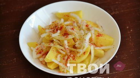 картофель в фольге