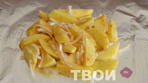 картофель в фольге