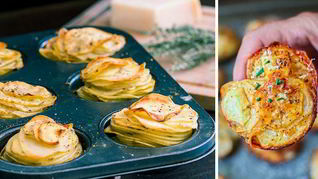 Картофель в формочках