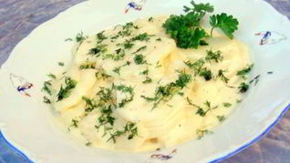 Картофель в сливочном соусе