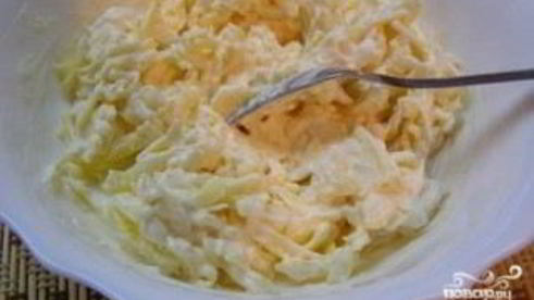 картошка с колбасой и сыром в духовке