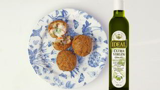 Крокеты из серых креветок