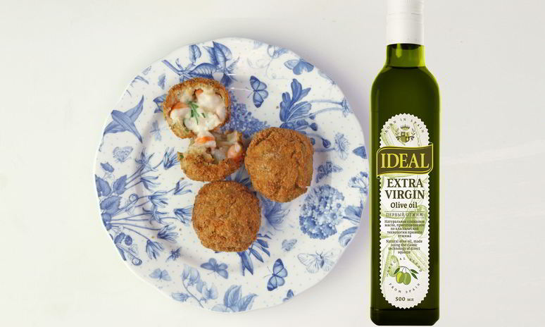 Рецепт крокетов из серых креветок