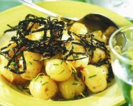 Молодой картофель с нори