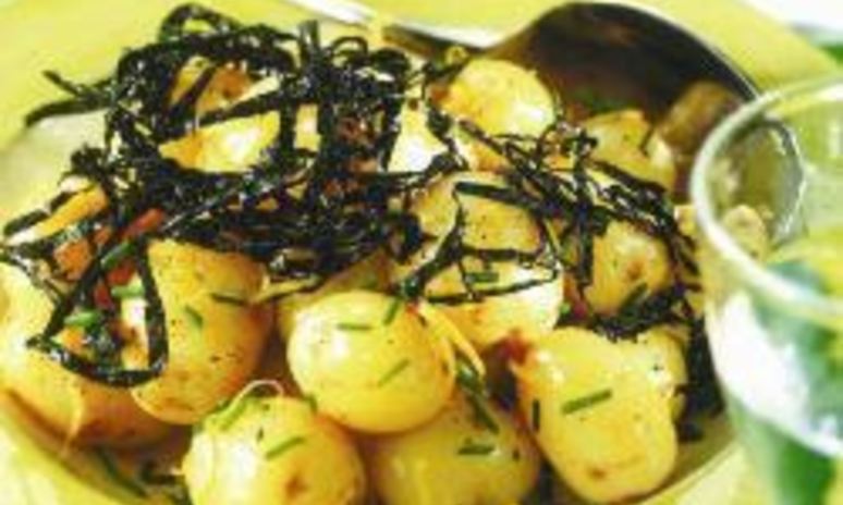 Рецепт молодого картофеля с нори