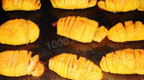 нарядный картофель по-шведски в духовке