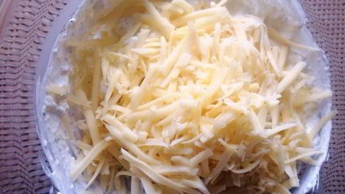 печеный картофель с грибами и сыром