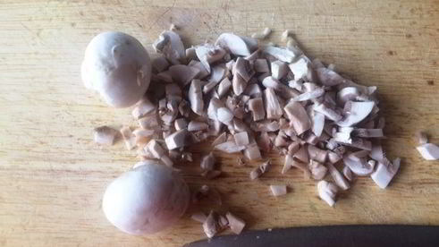 печеный картофель с грибами и сыром