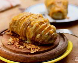 Печеный картофель с сыром