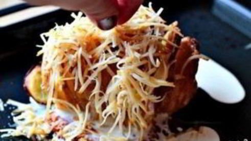 печеный картофель с сыром