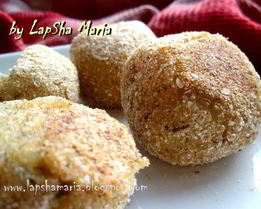 Постные картофельные крокеты с грибной начинкой