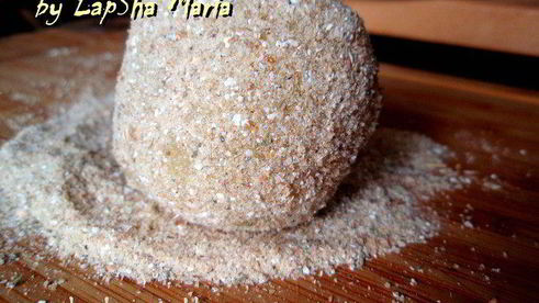 постные картофельные крокеты с грибной начинкой