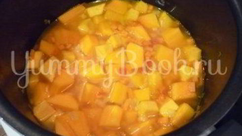 пряный рис с тыквой и овощами