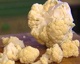 Пюре из цветной капусты и корня сельдерея