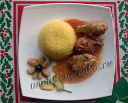 Рассыпчатый рис с курицей