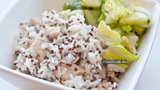 Рис и киноа с индейкой в мультиварке