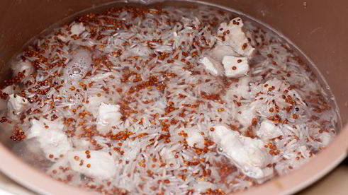 рис и киноа с индейкой в мультиварке