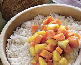 Рис с фруктами по-малийски