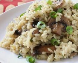 Рис с грибами