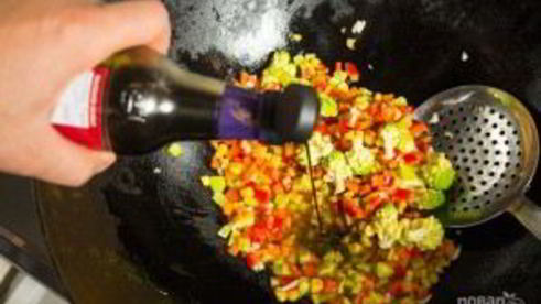 рис с овощами по-китайски