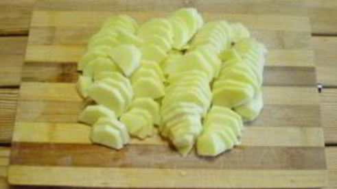 жареная картошка с луком