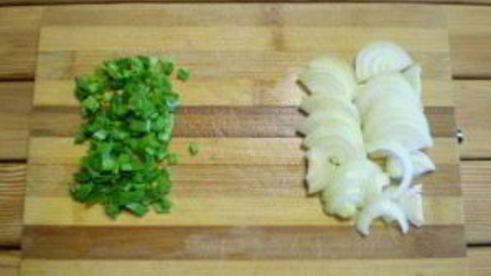 жареная картошка с луком