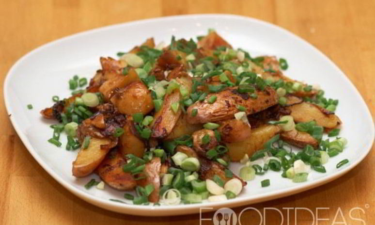 Рецепт жареной картошки с шампиньонами