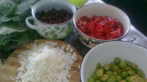 долма из копченой рыбы