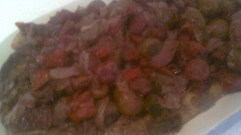 долма из копченой рыбы