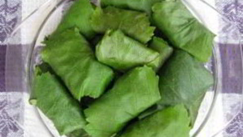 долма из свежих листьев винограда