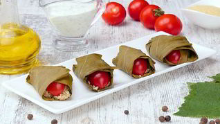 Долма из свежих листьев